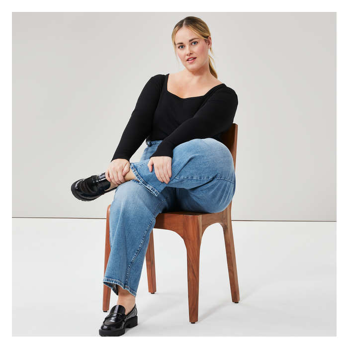 Women+ Square Neck Top